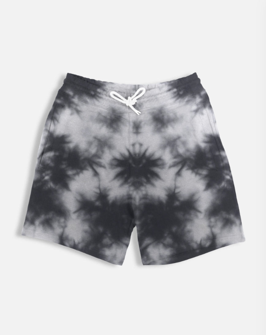 White Black | UNISEX Tie Dye Shorts | FASHION DRUGS 69