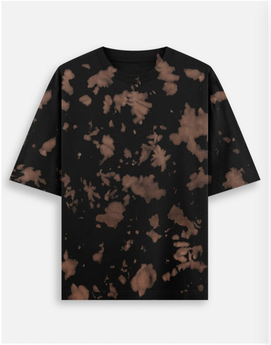 Brown Black | UNISEX Tie Dye Oversized T-Shirt | FASHION DRUGS 69