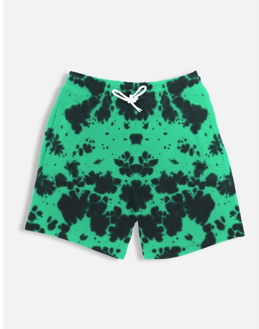 Green Black | UNISEX Tie Dye Shorts | FASHION DRUGS 69