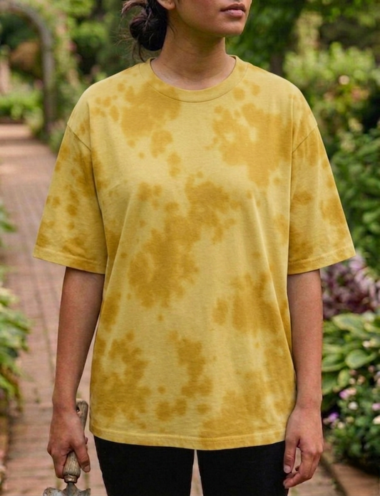 Yellow | UNISEX Tie Dye Oversized T-Shirt | FASHION DRUGS 69
