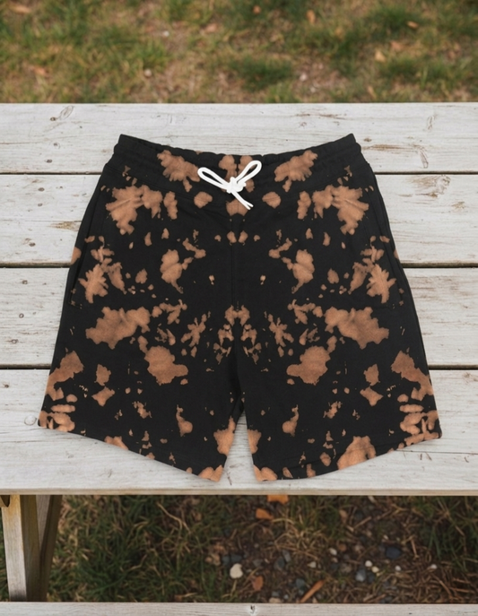 Brown Black| UNISEX Tie Dye Shorts | FASHION DRUGS 69
