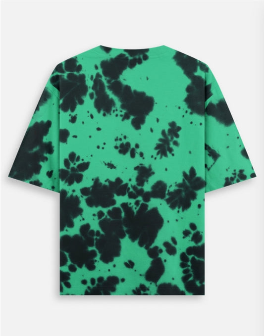 Green Black | UNISEX Tie Dye Oversized T-Shirt | FASHION DRUGS 69