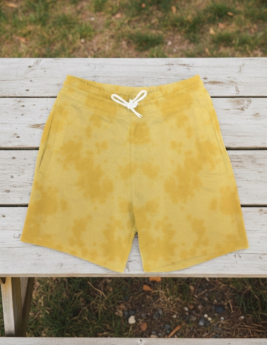 Yellow | UNISEX Tie Dye Shorts | FASHION DRUGS 69