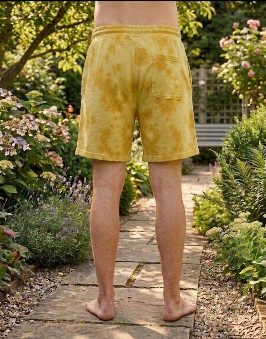 Yellow | UNISEX Tie Dye Shorts | FASHION DRUGS 69